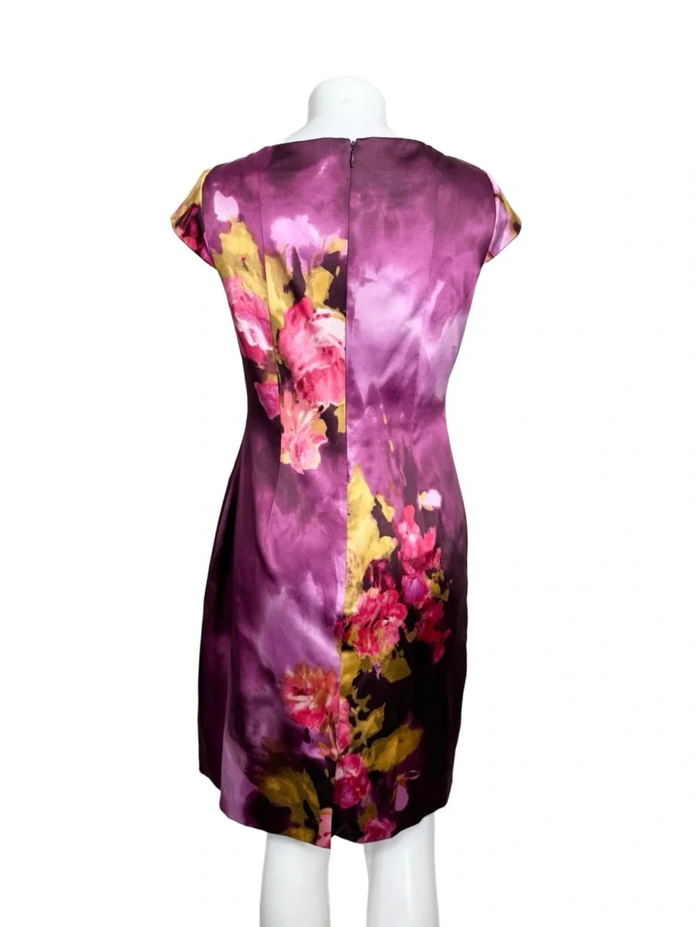 Kay Unger Satin Dress